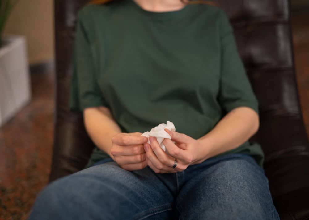 Young person participating in an individual therapy session while preparing for residential rehab in Massachusetts with Brook Recovery Centers.